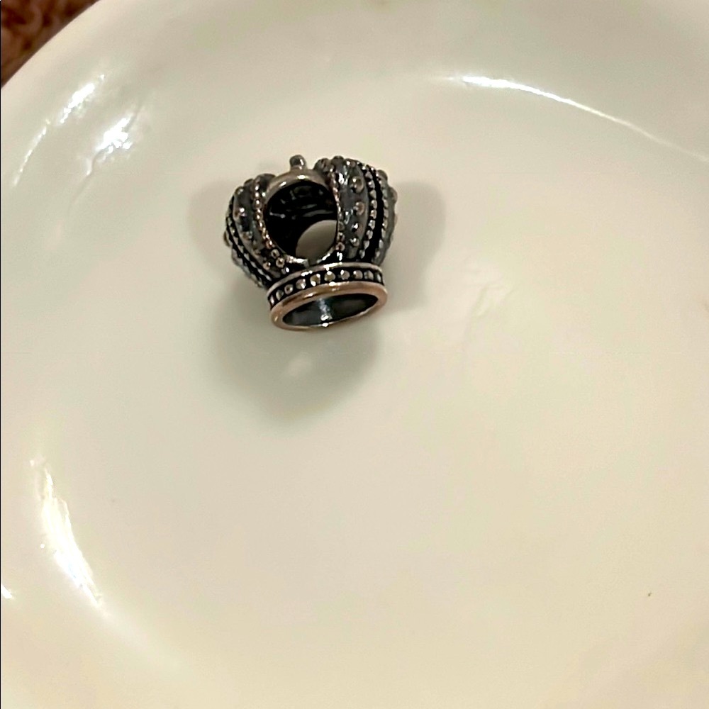 PANDORA Crown-Shaped Silver Charm